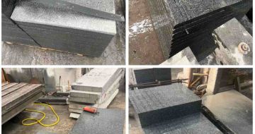 石家庄 芝麻黑地铺石材