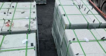 石家庄 芝麻白3公分火烧成品-发货