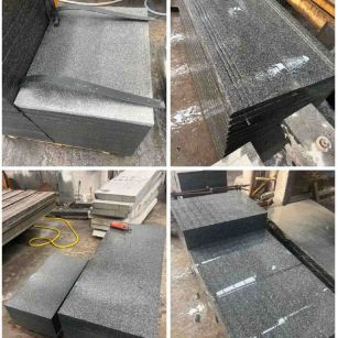石家庄 芝麻黑地铺石材