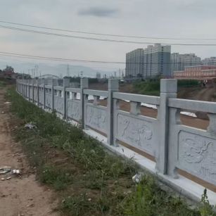 石家庄 石材河道栏杆
