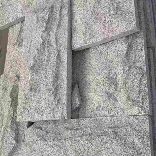 石家庄 芝麻白自然面花岗岩成品板