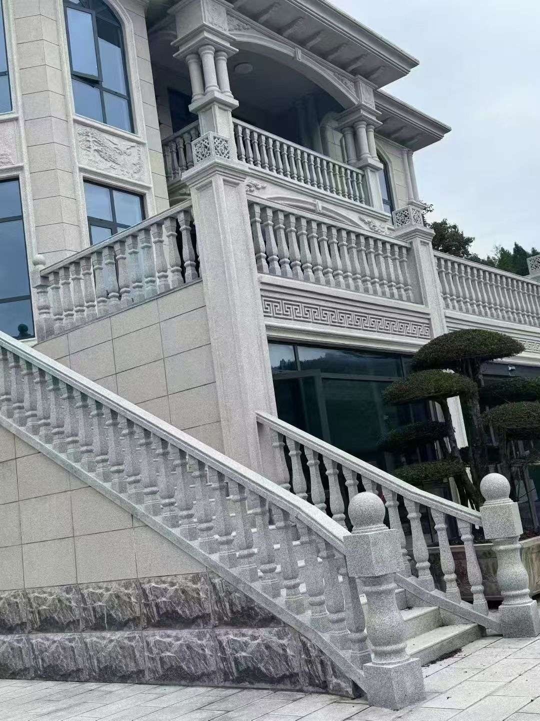 石家庄 芝麻白别墅，栏杆