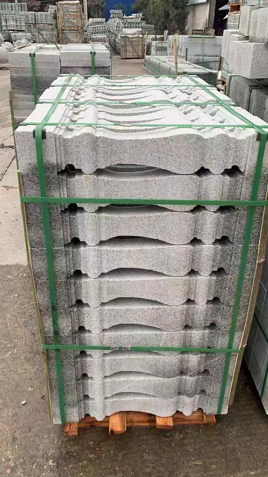 石家庄 芝麻白方形拉丝面，栏杆花瓶柱