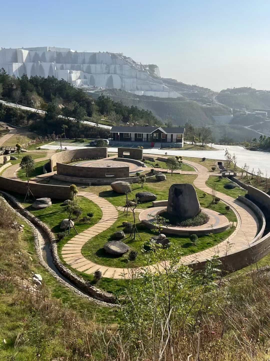 石家庄仿古石铺装整体效果