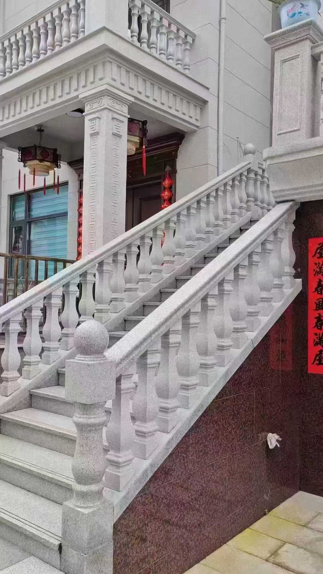 石家庄 天然石材 阳台庭院护栏、栏杆