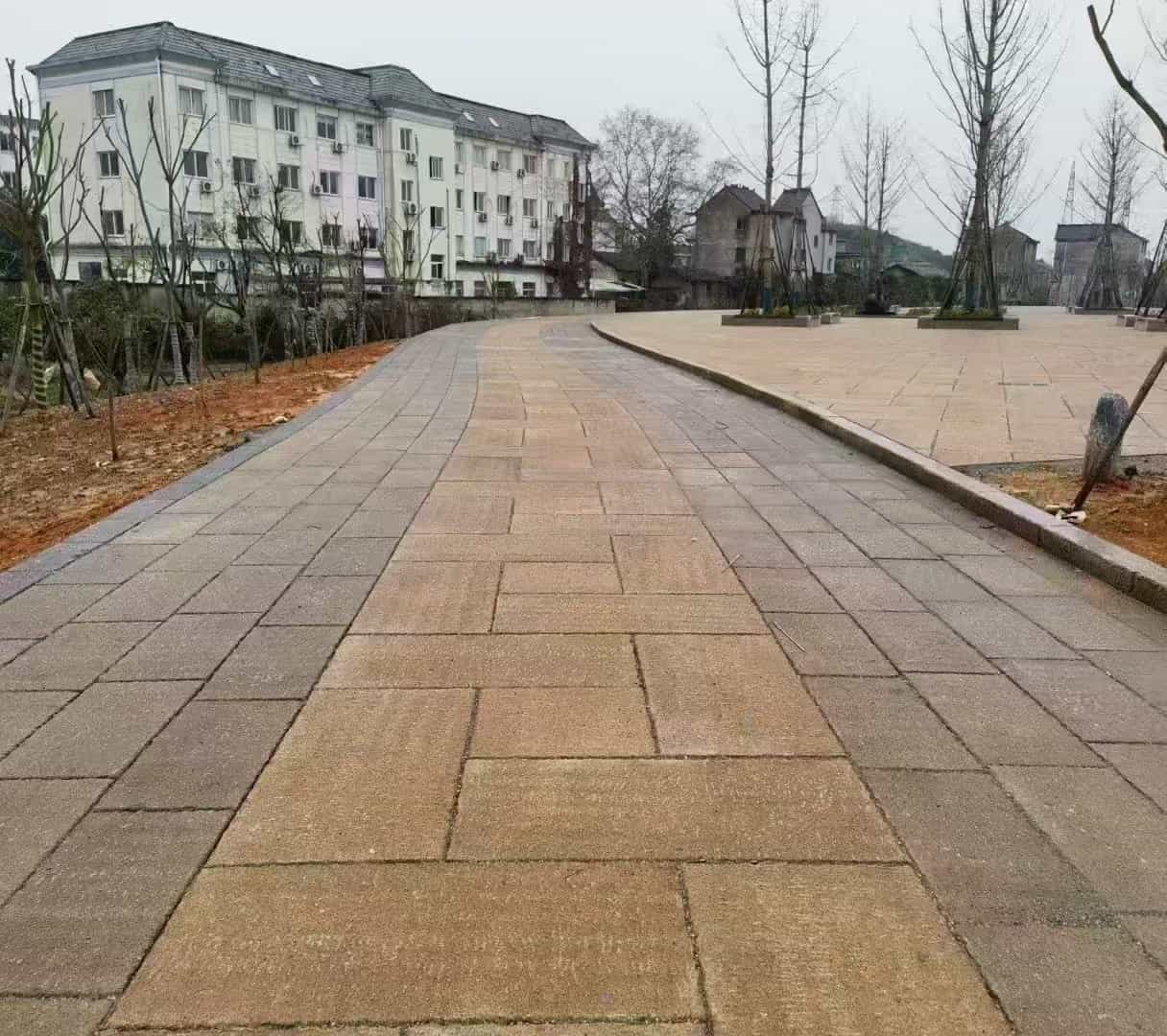 石家庄仿古石铺装效果