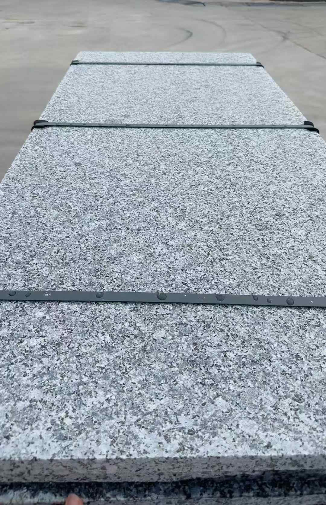 石家庄 芝麻黑火烧面毛板，条板，半成品