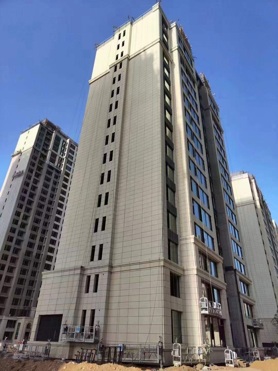 石家庄黄金麻高端小区，外墙干挂