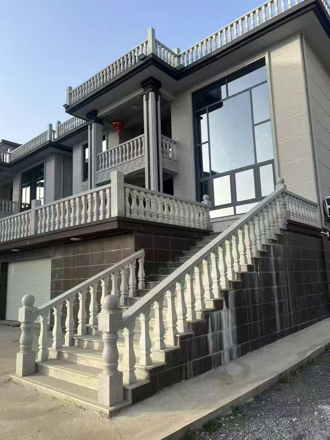 石家庄 芝麻白别墅阳台栏杆，楼梯栏杆