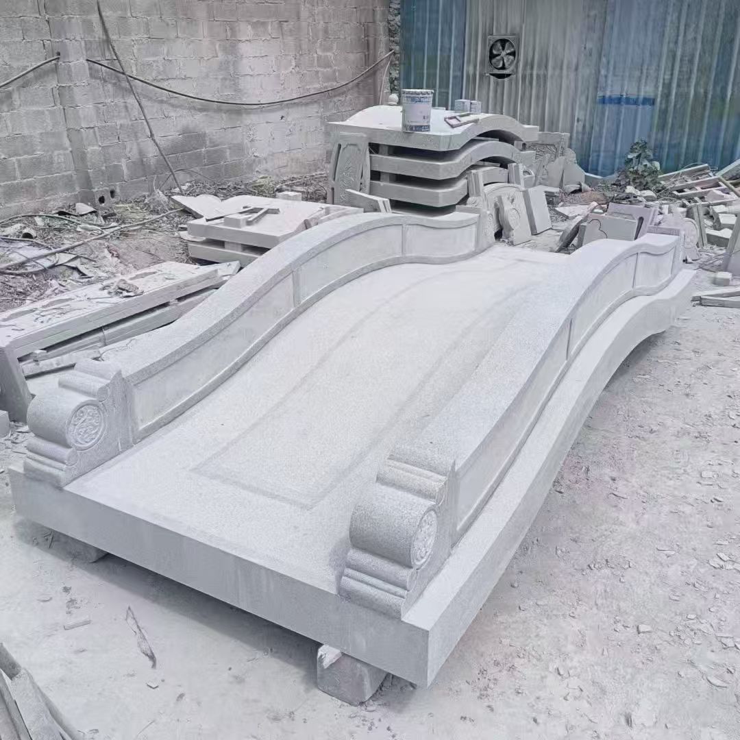 石家庄 芝麻灰花岗岩园林景观 小石桥